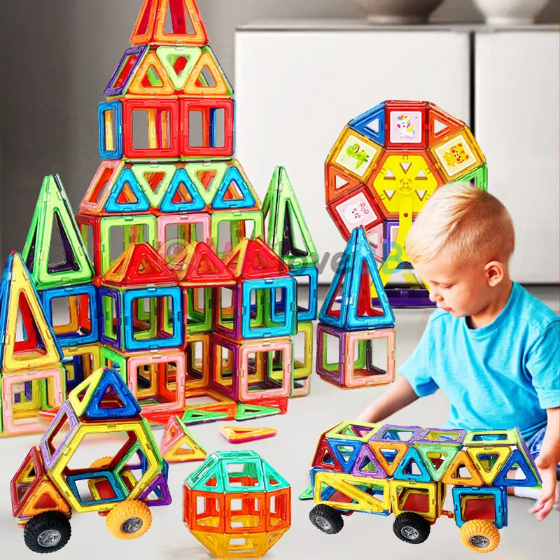 Big Size Magnetic Blocks for Kids - STEM Building Toys