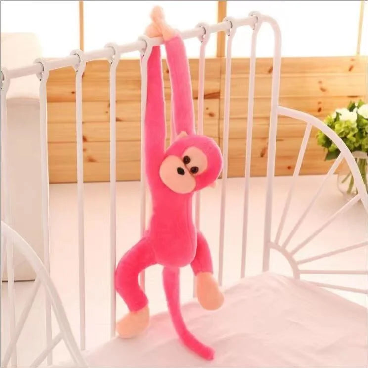 Colorful Plush Monkey Toys - Long-Armed Hanging Doll
