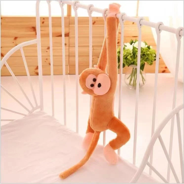 Colorful Plush Monkey Toys - Long-Armed Hanging Doll