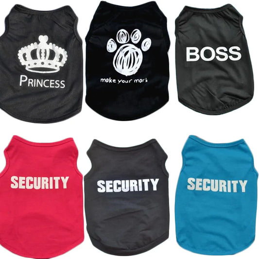 13 Styles T-Shirt Dog Vest Summer Pet Clothes XS-L