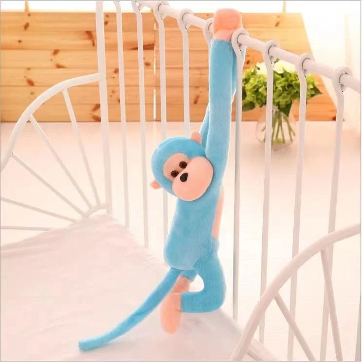 Colorful Plush Monkey Toys - Long-Armed Hanging Doll