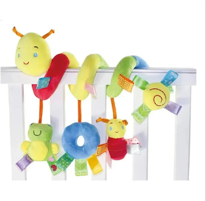 Baby Crib Hanging Rattles - Stroller & Car Seat Spiral Toy