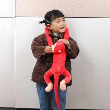 Colorful Plush Monkey Toys - Long-Armed Hanging Doll