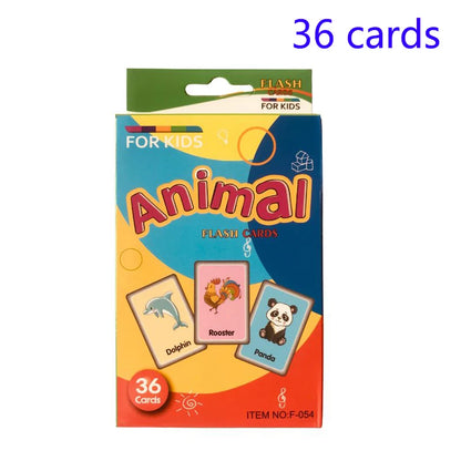 Children Cognition Cards - Body Parts, Animals, Fruits Flashcards