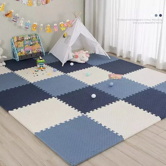 8-16pcs EVA Foam Baby Puzzle Play Mat (30x1cm) - Tiny and Furry
