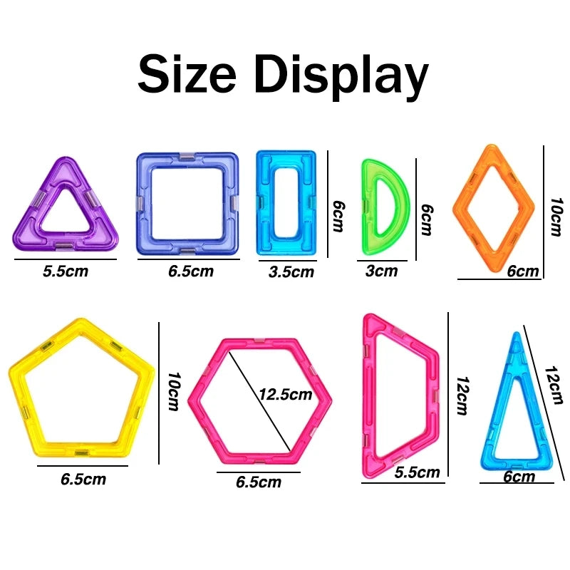 Big Size Magnetic Blocks for Kids - STEM Building Toys