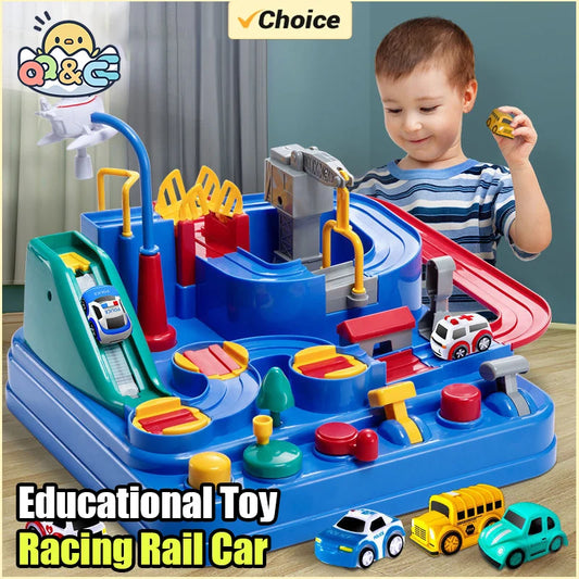Car Adventure Game Racing Rail Car Educational Toy
