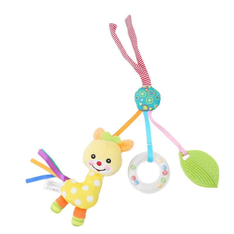 ASWJ Baby Rattles Bell Toy - Stroller & Crib Hanging Teether