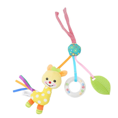 ASWJ Baby Rattles Bell Toy - Stroller & Crib Hanging Teether