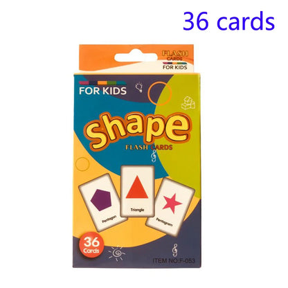 Children Cognition Cards - Body Parts, Animals, Fruits Flashcards