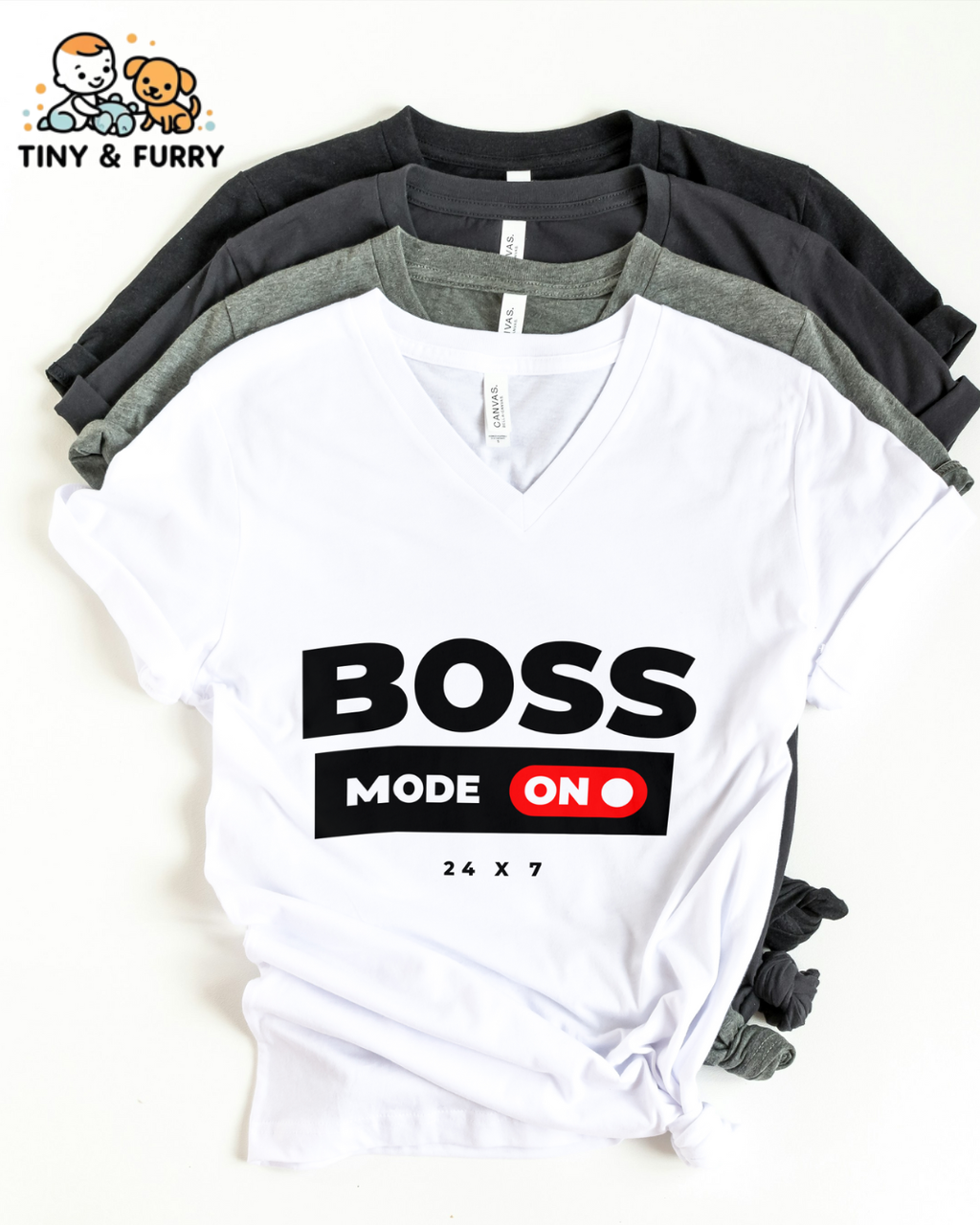 「Boss Mode On」24 x 7 親子裝 (兒童)