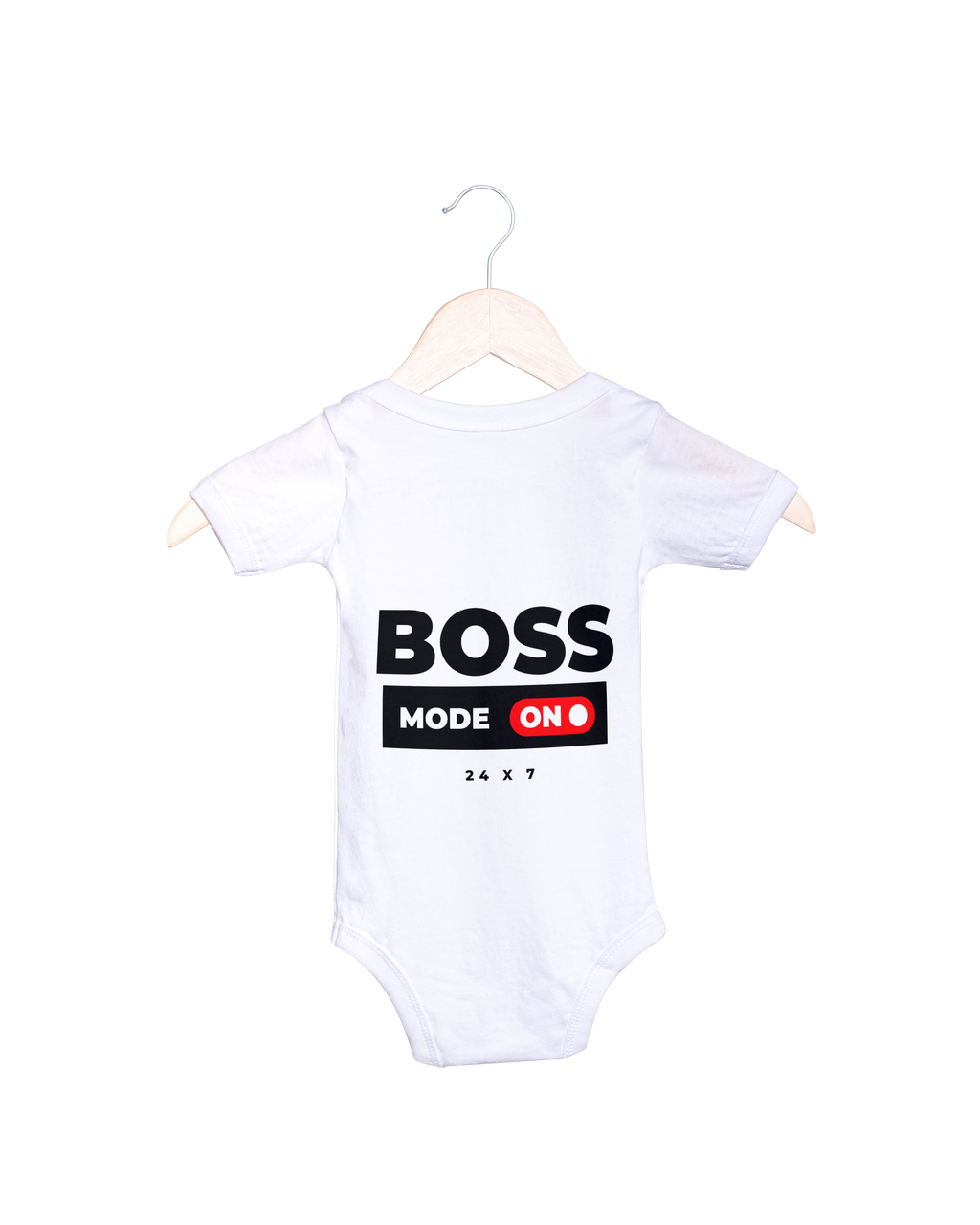 「Boss Mode On」24 x 7 親子裝 (嬰兒連身衣)